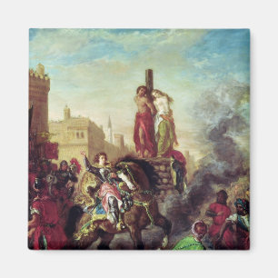Olinda und Sophronia auf dem Pyre Magnet