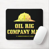 Ölindustrieller, Ölplattform-Firmenvertreter, Mousepad (Mit Mouse)