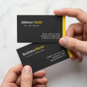 Ölingenieur - Modernes Minimalistisches Bernstein Visitenkarte