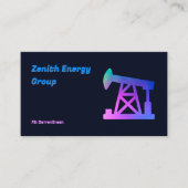 Ölingenieur QR Visitenkarte (Vorderseite)