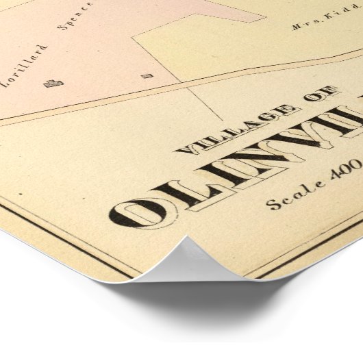 Olinville, Wakefield, New York Poster (Ecke)