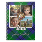 Oliphant Familienfoto-Collage Notizblock (Vorderseite)