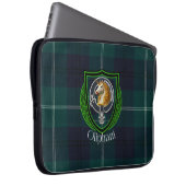 Oliphant Scottish Clan Tartan and Crest Laptopschutzhülle (Vorne Rechts)