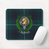 Oliphant Scottish Clan Tartan and Crest  Mousepad (Mit Mouse)