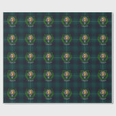 Oliphant Scottish Clan Tartan & Crest Geschenkpapier (Flach)
