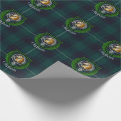 Oliphant Scottish Clan Tartan & Crest Geschenkpapier (Ecke)