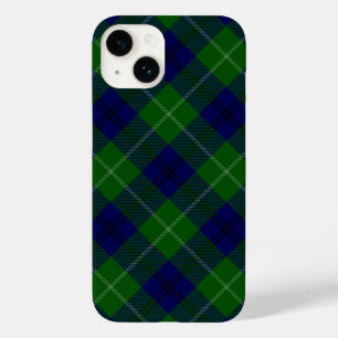 Oliphant-Tartan blau-grün kariert Case-Mate iPhone 14 Hülle