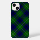 Oliphant tartan blue kariert Case-Mate iPhone hülle (Rückseite)