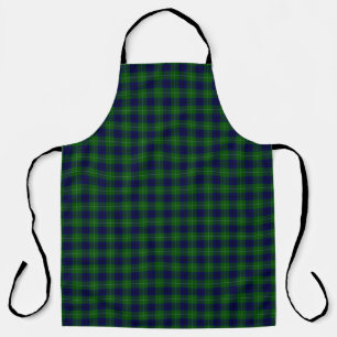 Oliphant tartan blue kariert schürze