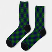 Oliphant tartan blue kariert socken (Linkes Detail)