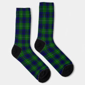 Oliphant tartan blue kariert socken (Rechts)