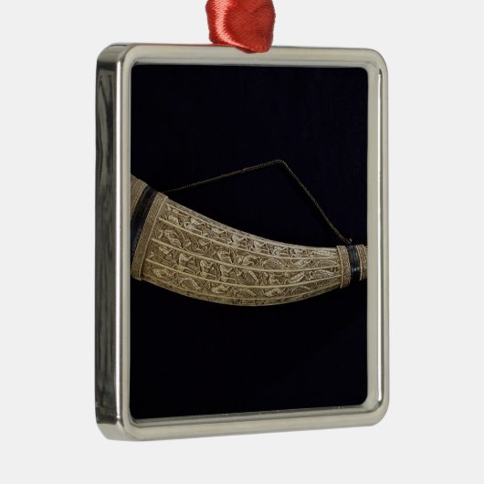 Oliphant von St. Hubert Silbernes Ornament (Rechts)