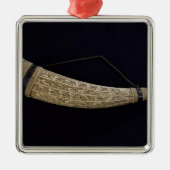 Oliphant von St. Hubert Silbernes Ornament (Vorne)