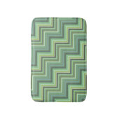 Oliv Green Stripes Pattern Badematte (Vorderseite Vertikal)