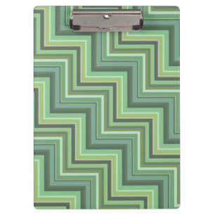 Oliv Green Stripes Pattern Klemmbrett