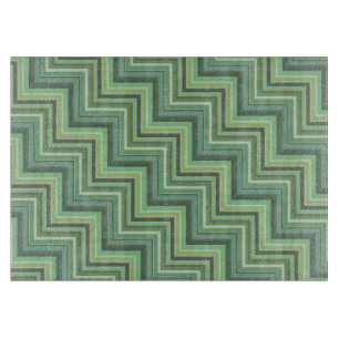 Oliv Green Stripes Pattern Schneidebrett