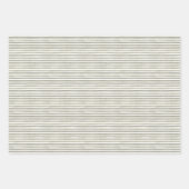 Oliv 'Martini' Grün Geschenkpapier Set (Vorderseite 3)