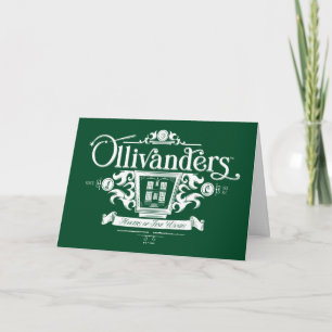 OLIVANDERS™ Hersteller feiner Zauberstäbe Karte