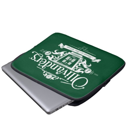 OLIVANDERS™ Hersteller von feinen Wands Laptopschutzhülle (Vorne Knopf)