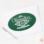 OLIVANDERS™ Hersteller von feinen Wands Ovaler Aufkleber (Umschlag)