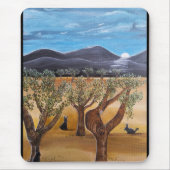 Olivar de Noche Gemälde von Alfred Fox Mousepad (Vorne)