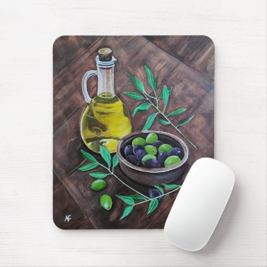 Olivas de Andalucía Gemälde von Alfred Fox Mousepad (Mit Mouse)