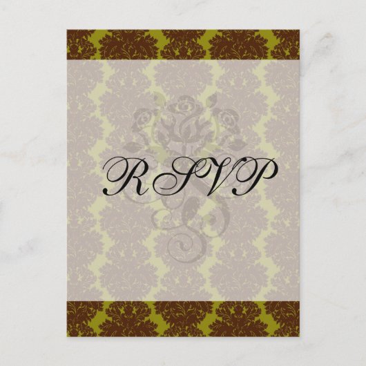 Olivbraun Postkarte (Vorderseite)