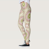Olive and Rose Mandala Pattern Leggings (Links)