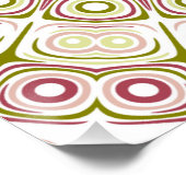 Olive and Rose Mandala Pattern Poster (Ecke)