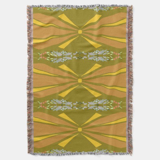 Olive Art Deco Gold Burg Decke (Vorderseite Vertikal)