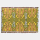 Olive Art Deco Gold Burg Decke (Vorderseite)