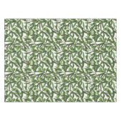 Olive-Äste auf weißer Seite Tischdecke (Vorderseite (Horizontal))