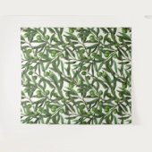 Olive-Äste auf weißer Seite Wandteppich (Vorderseite (Horizontal))