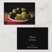 Olive ATC Visitenkarte (Vorne/Hinten)