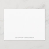 Olive Baroque Damask Save the Date Postkarte (Rückseite)