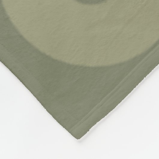 Olive Beige Circle Bubble Minimales einfaches Must Fleecedecke (Ecke)