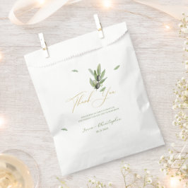 Olive Blätter der Toskana Branch Vielen Dank Geschenktütchen