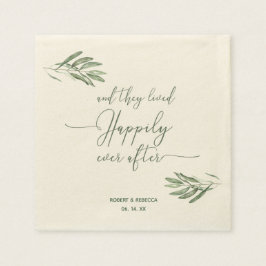 Olive-Blätter Hochzeiten von Napkins Serviette