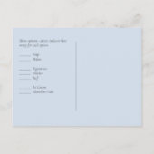 Olive Blätter Wedding Dusty Blue Lemon UAWG Postkarte (Rückseite)