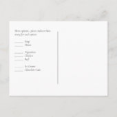 Olive Blätter Wedding Dusty Blue Lemon UAWG Postkarte (Rückseite)