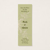 Olive Bloral Save the Date (Rückseite)