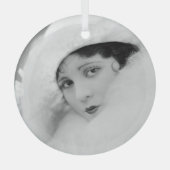 Olive Borden Ornament Aus Glas (Vorderseite)