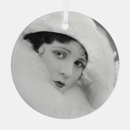 Olive Borden Ornament Aus Glas (Rückseite)