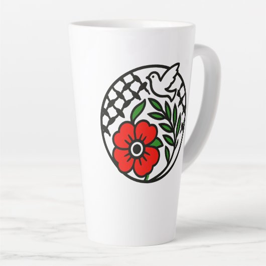 Olive Branch and Dove Milchtasse (Rechte Ecke)