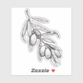 Olive Branch Aufkleber (Blatt)