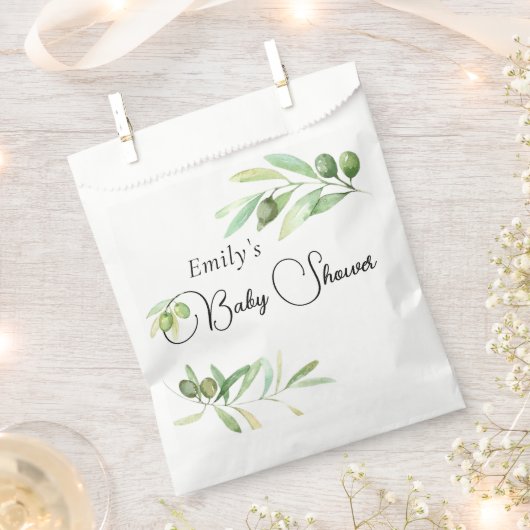 Olive Branch Baby Dusche Geschenktütchen (Ausgeschnitten)