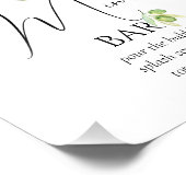 Olive Branch Baby Dusche Mimosa Bar Poster (Ecke)