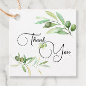 Olive Branch Baby Dusche Vielen Dank Geschenkanhänger (Vorderseite)