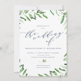Olive Branch Boho Garden Wedding Einladung