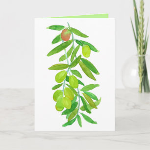 Olive Branch Botanical Peace Green Karte